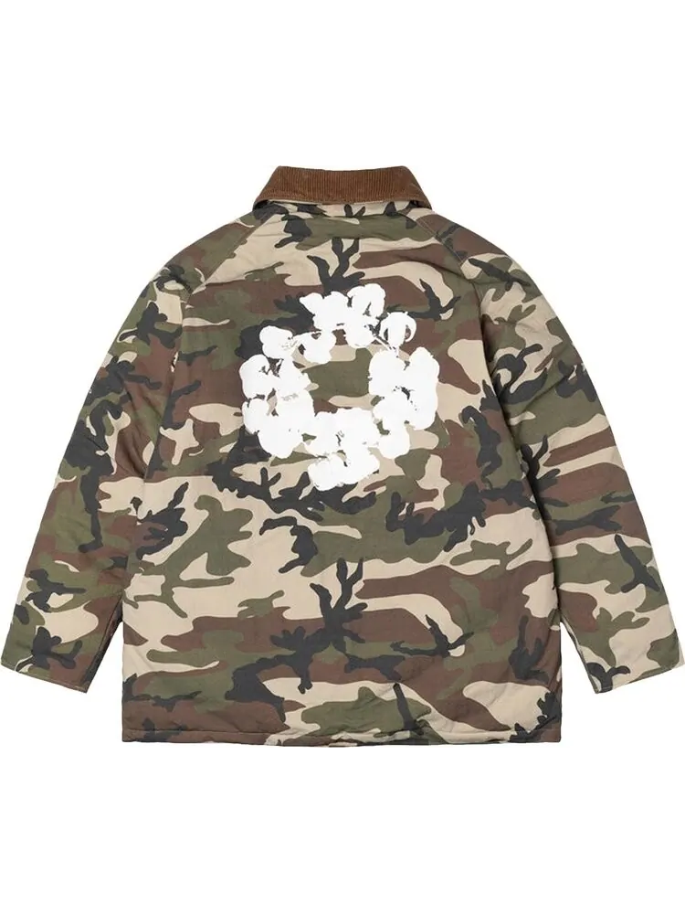 Куртка Stussy x Denim Tears Ripstop Down Army Jacket 'Camo' — изображение 2 из 2, мульти