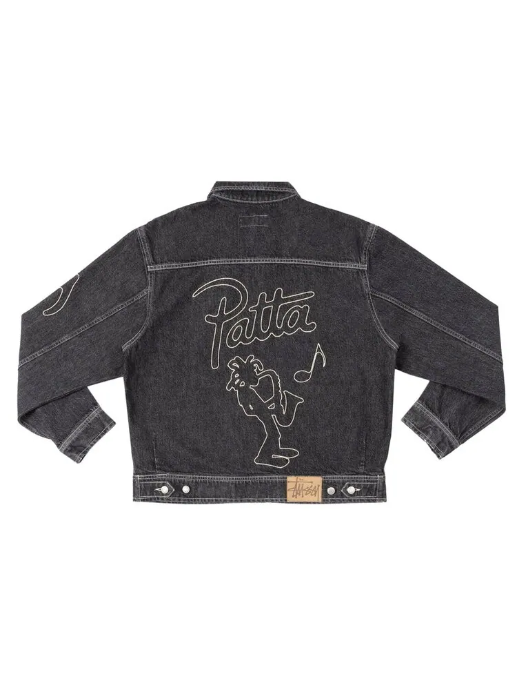 Куртка Stussy x Patta Zip Work Jacket — изображение 2 из 2, черный