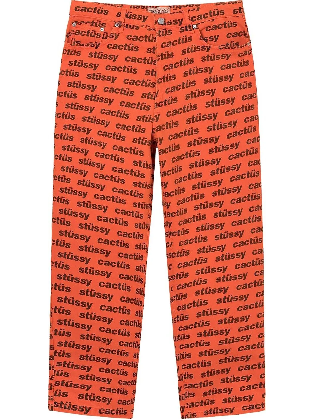 Джинсы Stussy x Cactus Plant Flea Market Big Ol' Jean 'Orange'