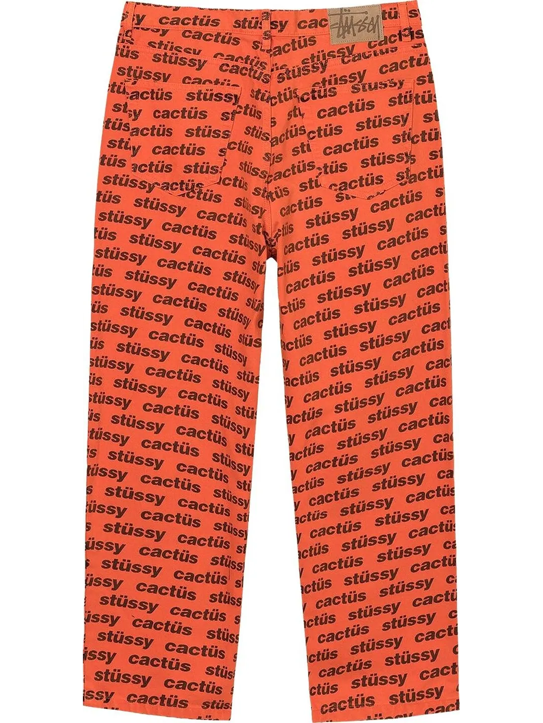 Джинсы Stussy x Cactus Plant Flea Market Big Ol' Jean 'Orange' — изображение 2 из 2, оранжевый