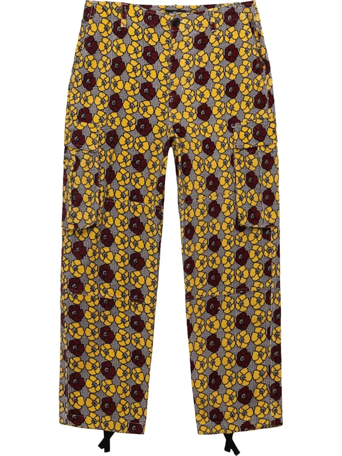 Брюки Stussy x Denim Tears Cord Cargo Pant 'Houndstooth'