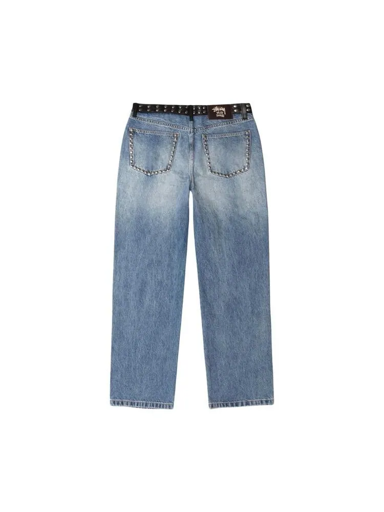 Джинсы Stussy x Wales Bonner Studded Jean — изображение 2 из 2, синий