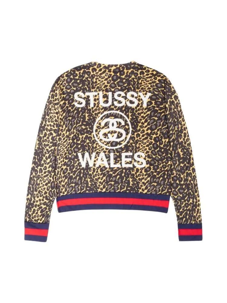 Свитер Stussy x Wales Bonner Leopard Sweater — изображение 2 из 2, золотистый