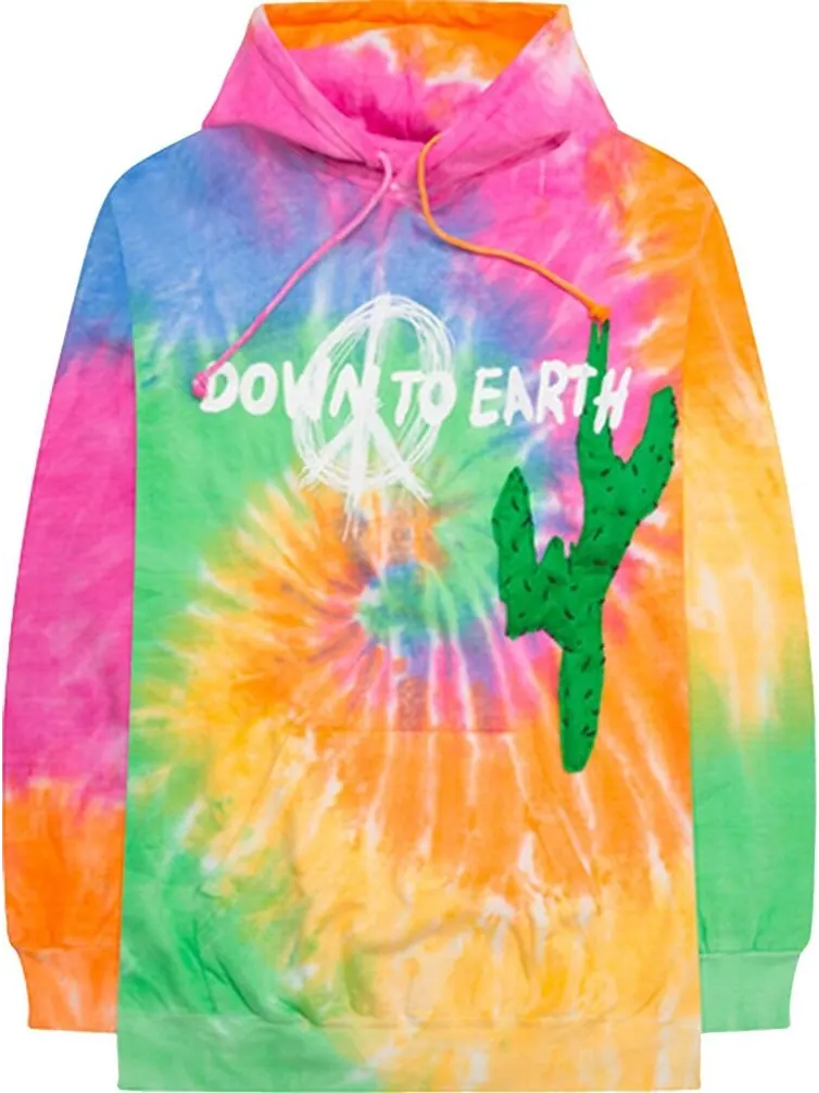 Худи Cactus Jack by Travis Scott Astroworld x DSM Down To Earth Hoodie 'Tie-Dye'