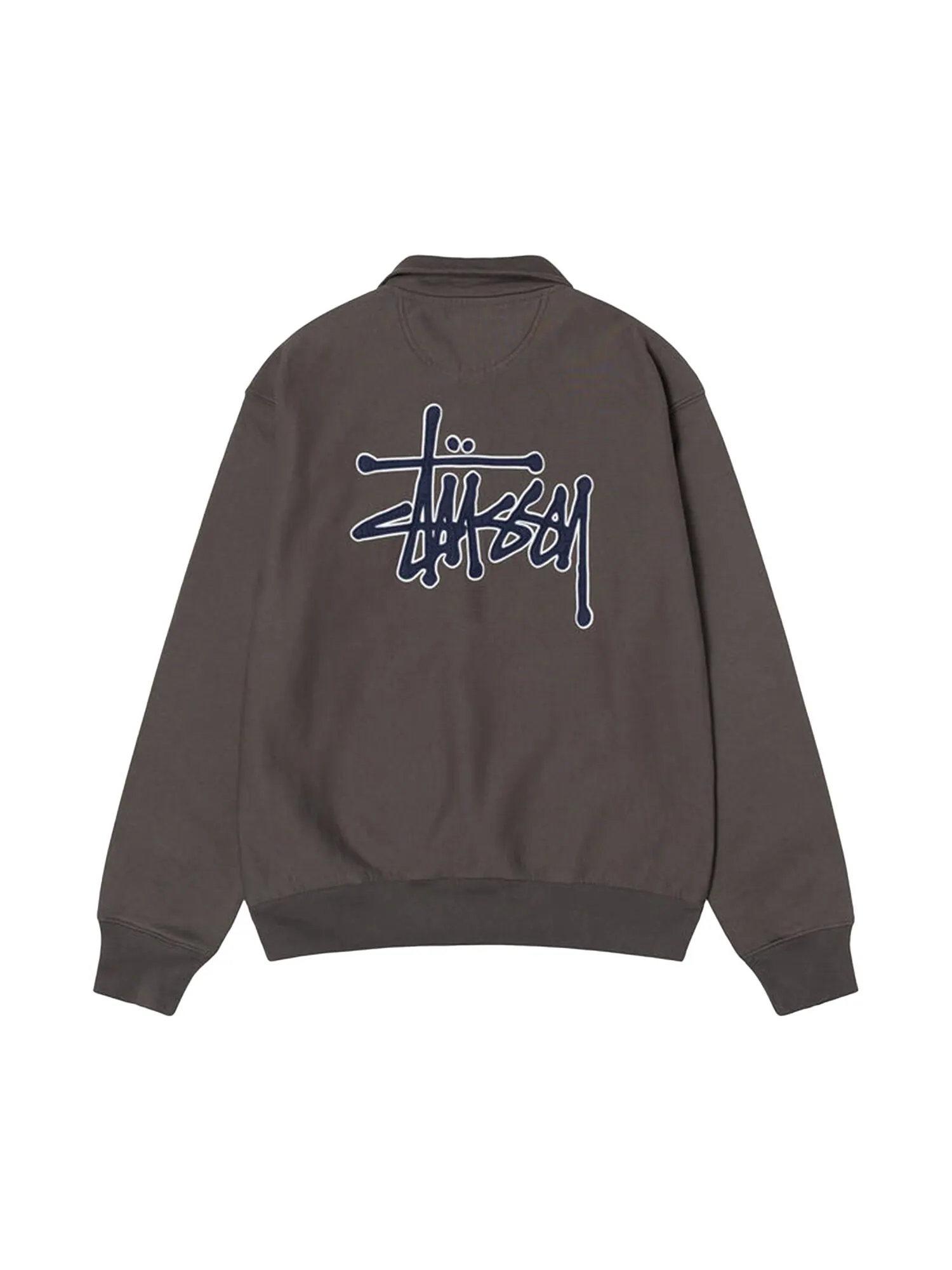 Флисовая куртка Stussy x Denim Tears с молнией до половины — изображение 2 из 2, угольный