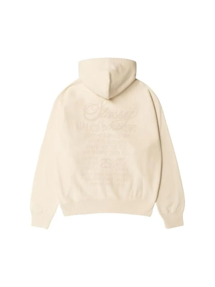 Худи Stussy x Wales Bonner Fleece Zip Hoodie — изображение 2 из 2, белый