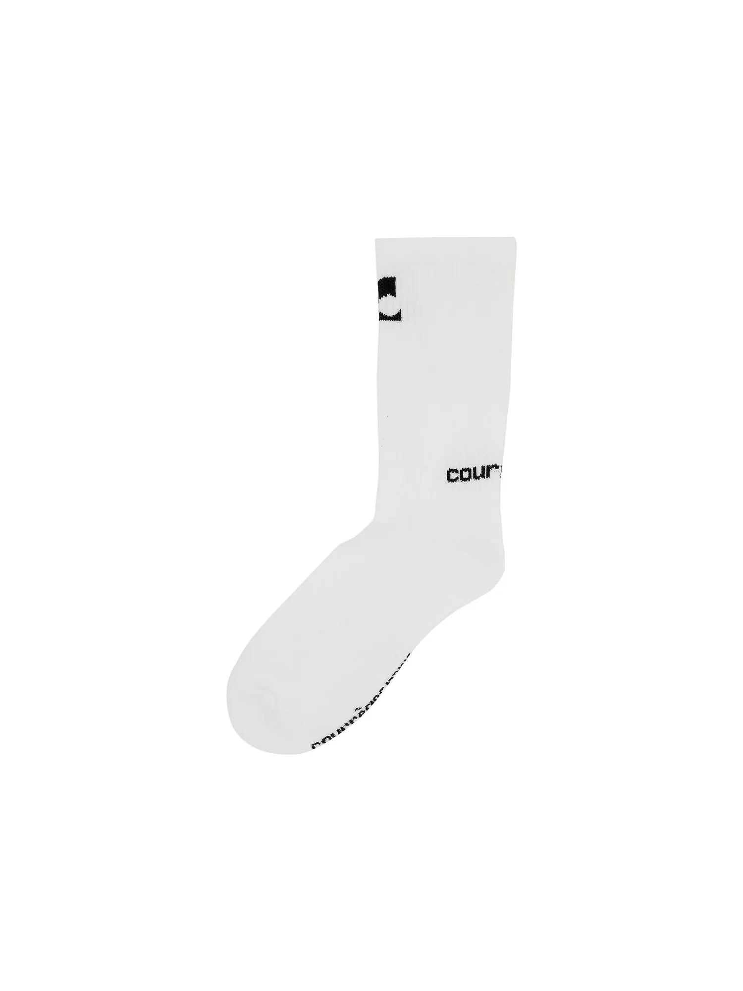 Спортивные носки Courrèges AC Blanc Optique/Noir — изображение 2 из 3, черный