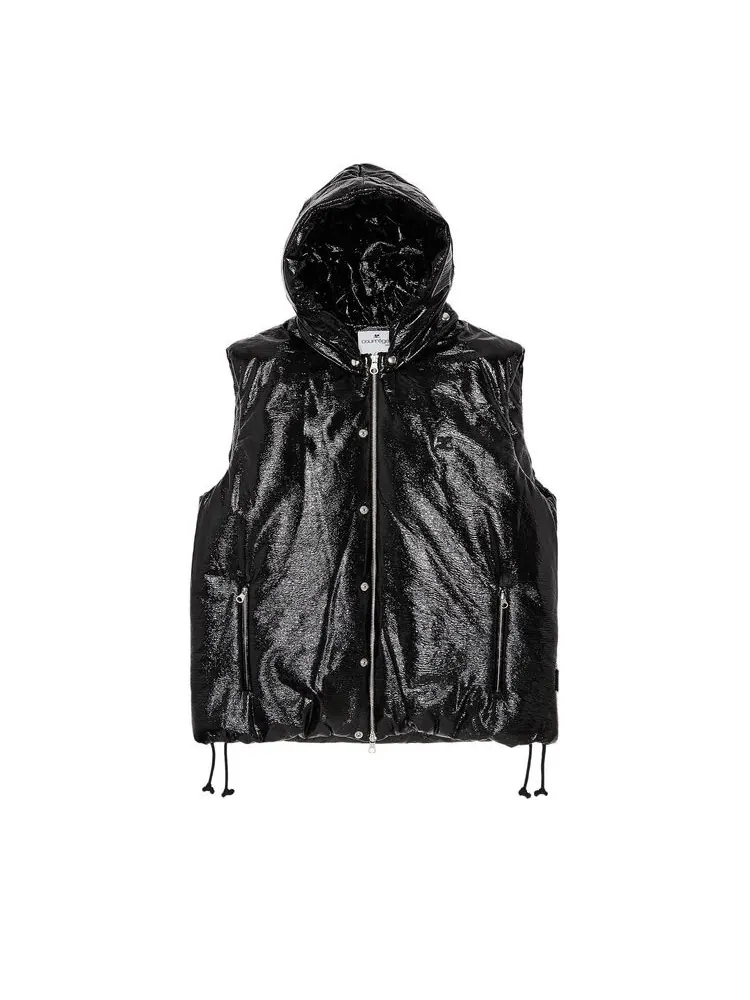 Куртка Courrèges AC Vinyl Sleeveless Puffer Jacket Black