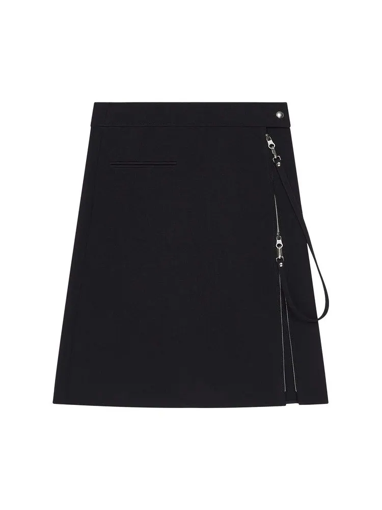 Юбка Courrèges Zipped Heritage Crepe Skirt