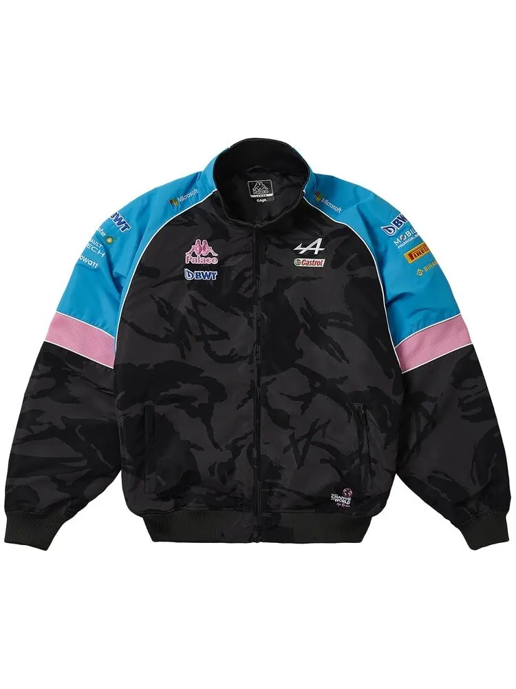 Топ Palace x Kappa For Alpine Tracksuit 'Night Desert Camo' — черный
