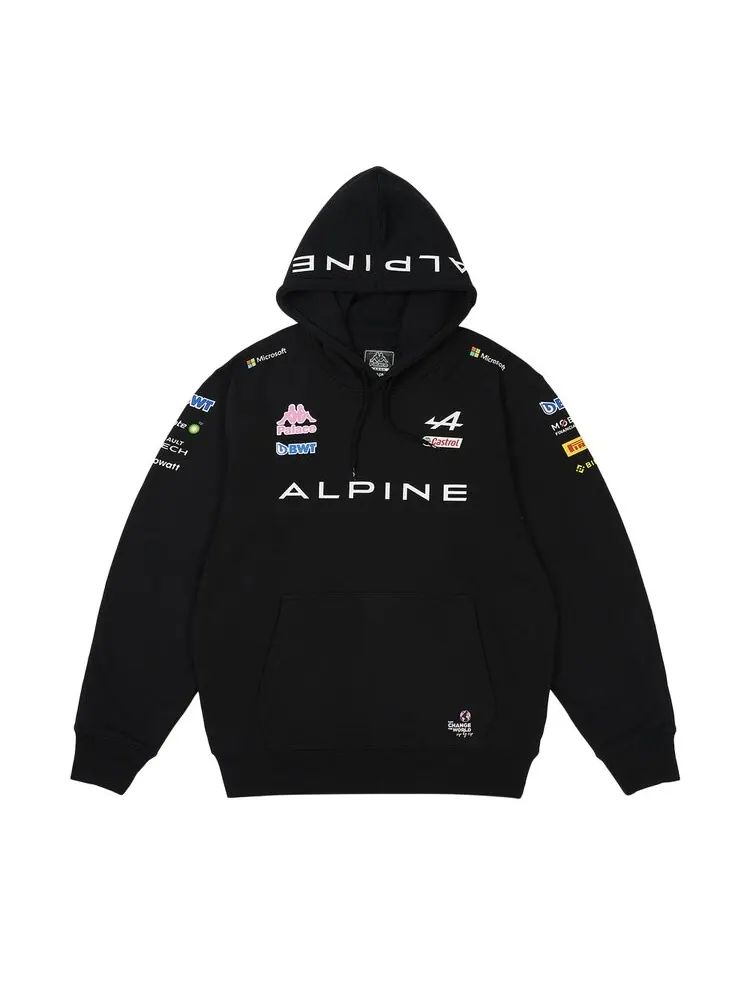 Толстовка Palace x Kappa For Alpine Black — черный