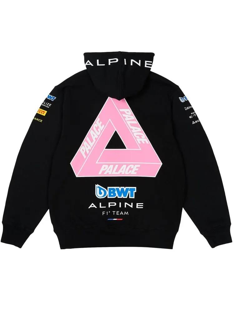 Толстовка Palace x Kappa For Alpine Black — изображение 2 из 2, черный