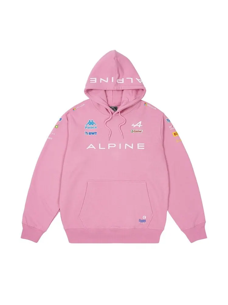 Толстовка Palace x Kappa For Alpine 'Pink' — розовый