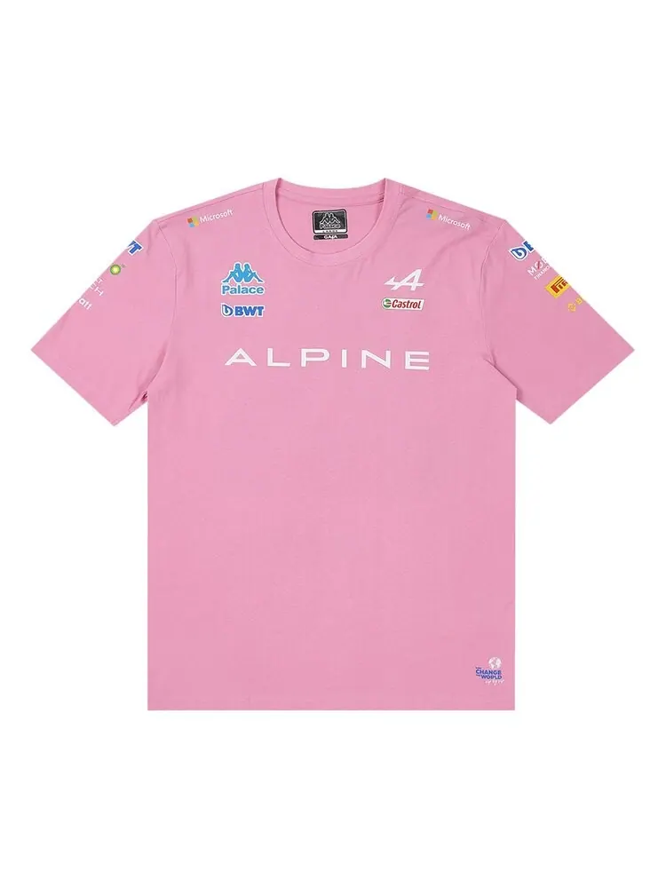 Футболка Palace x Kappa For Alpine 'Pink'