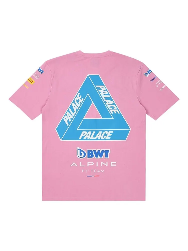Футболка Palace x Kappa For Alpine 'Pink' — изображение 2 из 2, розовый
