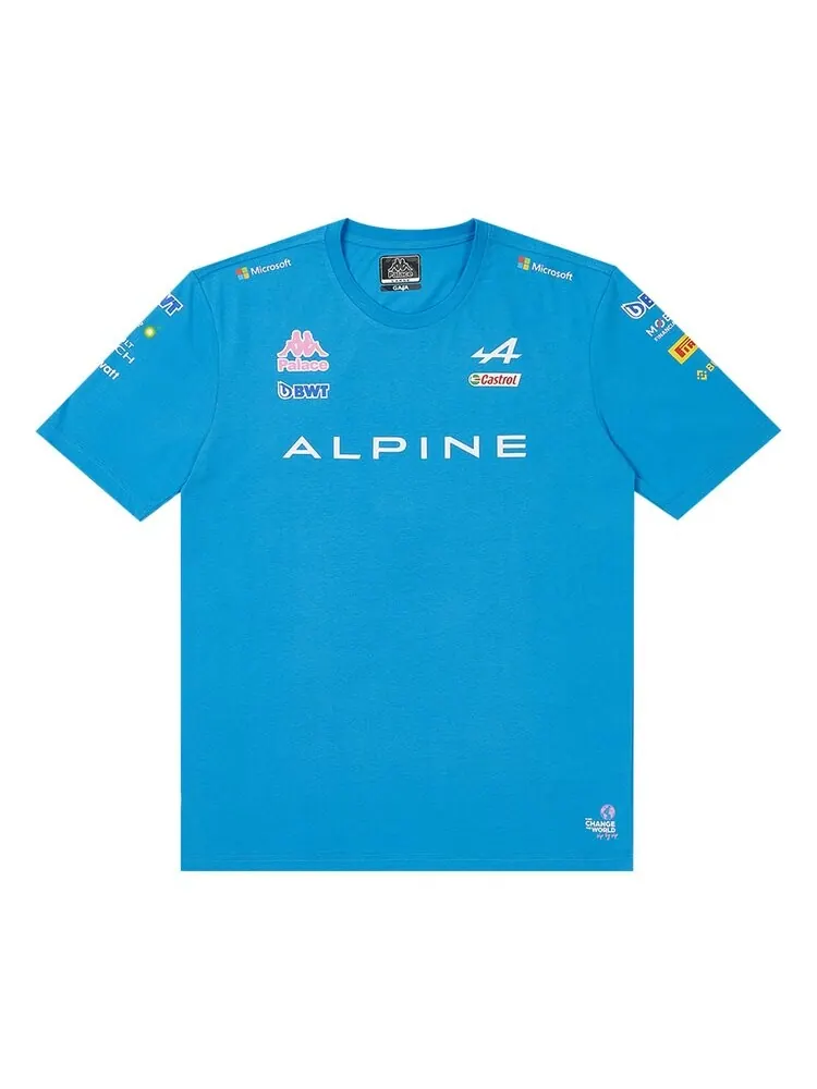 Футболка Palace x Kappa For Alpine 'Blue'