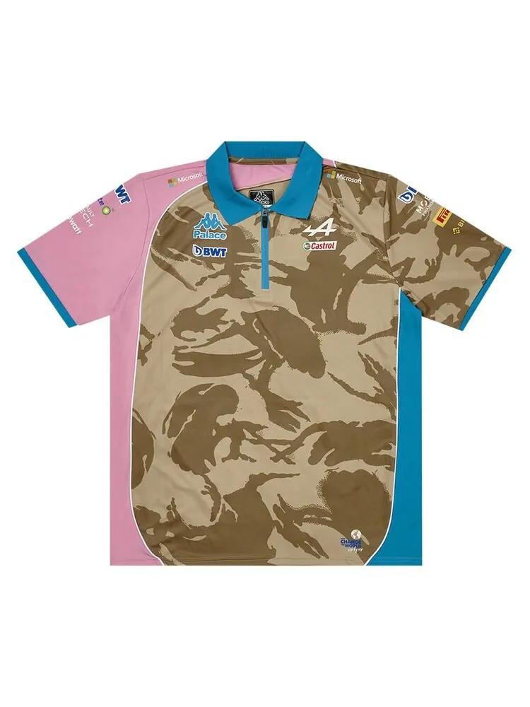 Поло Palace x Kappa For Alpine Tech 'Desert Camo'