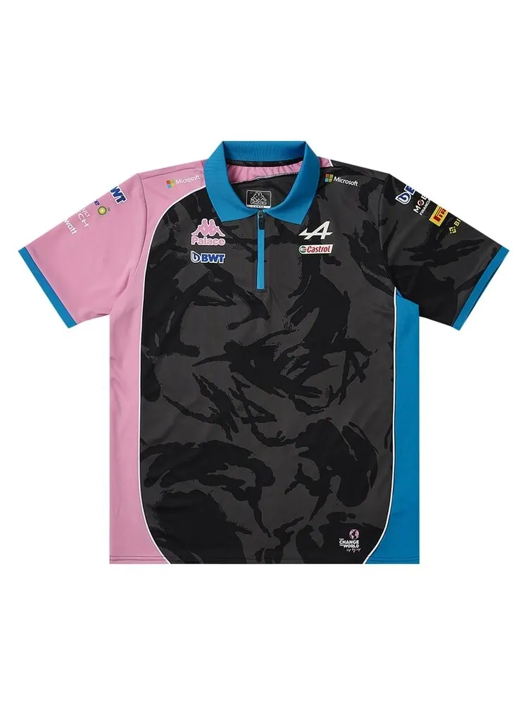 Поло Palace x Kappa For Alpine Tech 'Night Desert Camo'