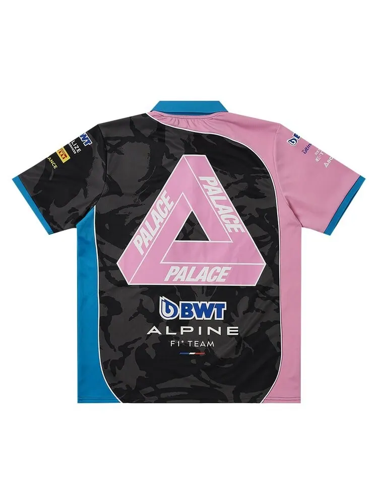 Поло Palace x Kappa For Alpine Tech 'Night Desert Camo' — изображение 2 из 2, черный