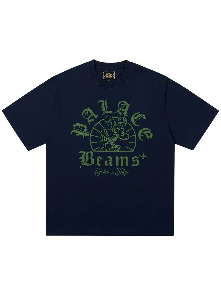 Футболка Palace x Beams Plus Graphic T-Shirt, Peacoat