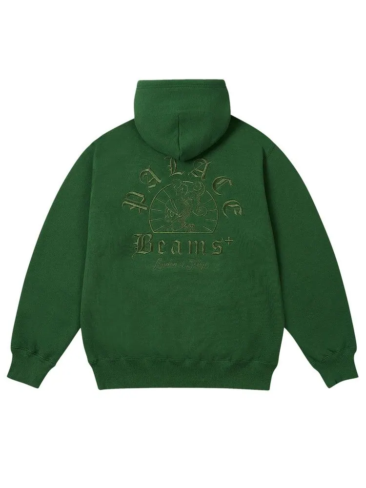 Толстовка Palace x Beams Plus Graphic Hood, Greener Pastures — изображение 2 из 2, зеленый