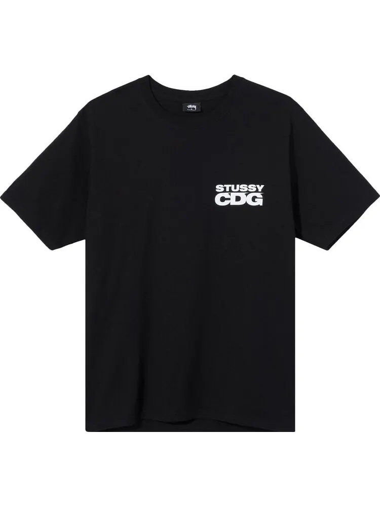 Футболка Stussy x Comme des Garçons Surfman T-Shirt 'Black'