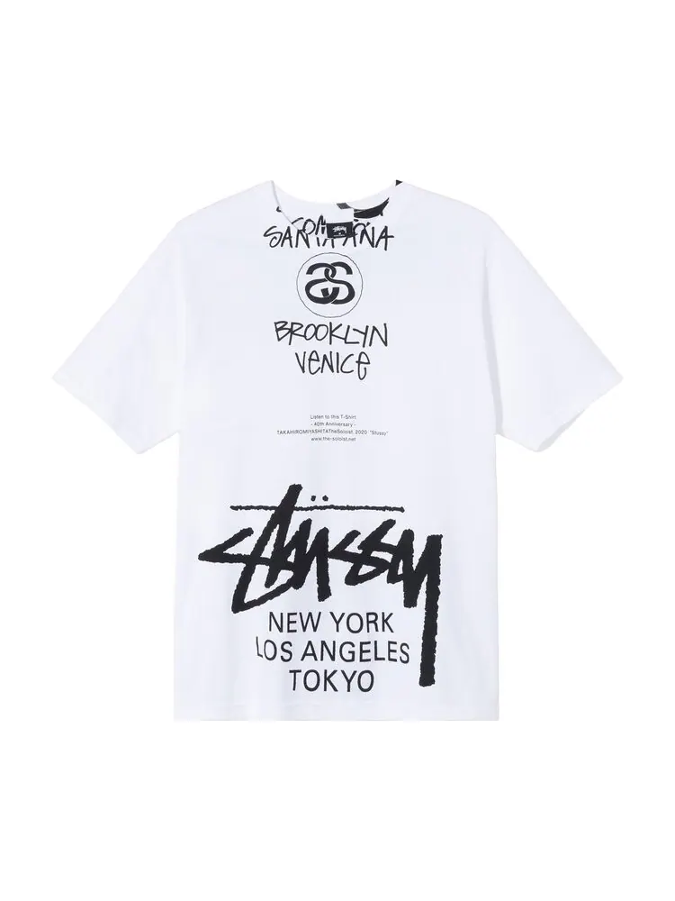 Футболка Stussy x Takahiro Miyashita The Soloist World Tour