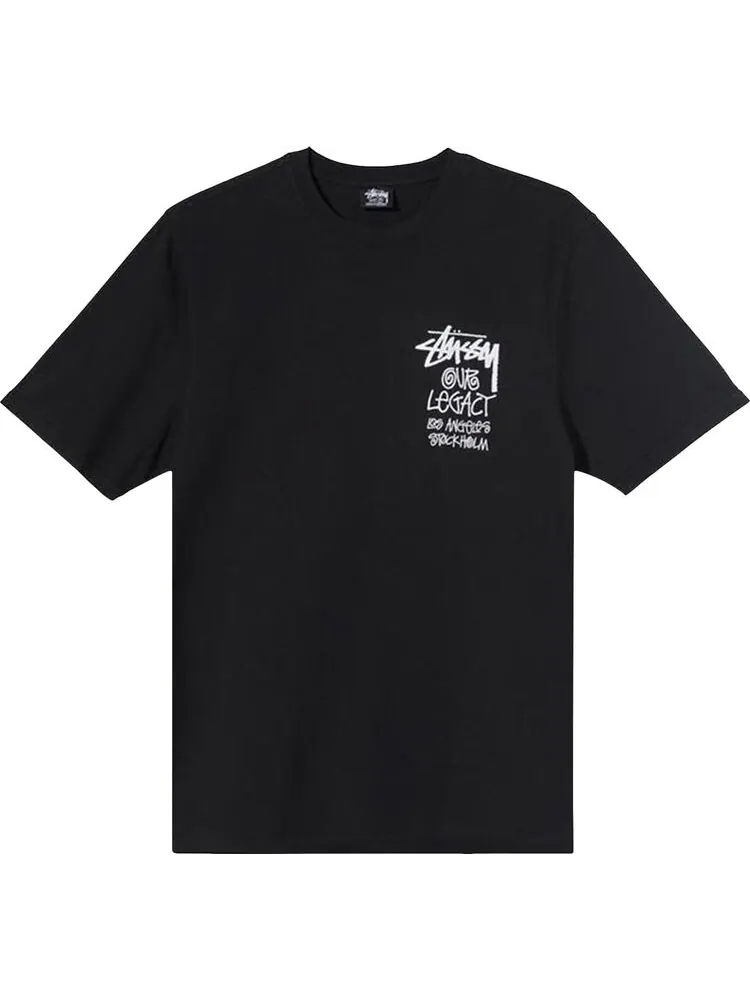 Футболка Stussy x Our Legacy Surfman Tee 'Black'