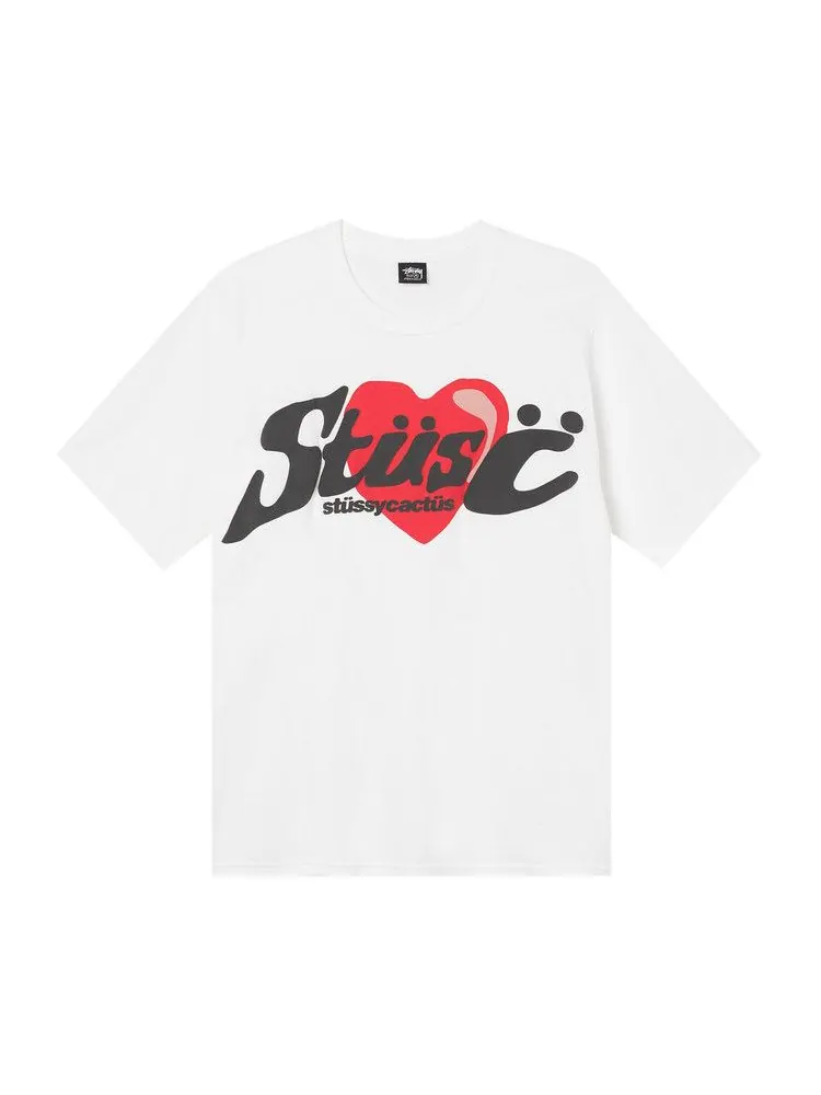 Футболка Stussy x Cactus Plant Flea Market Heart Tee
