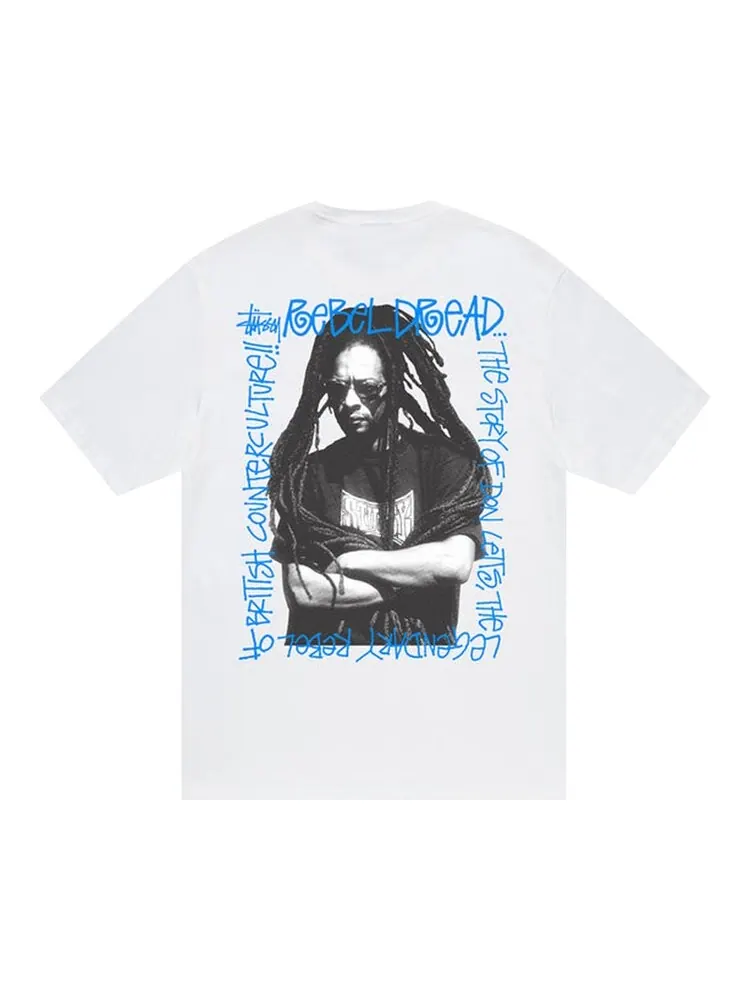 Футболка Stussy Rebel Dread Tee 'White' — изображение 2 из 2, белый