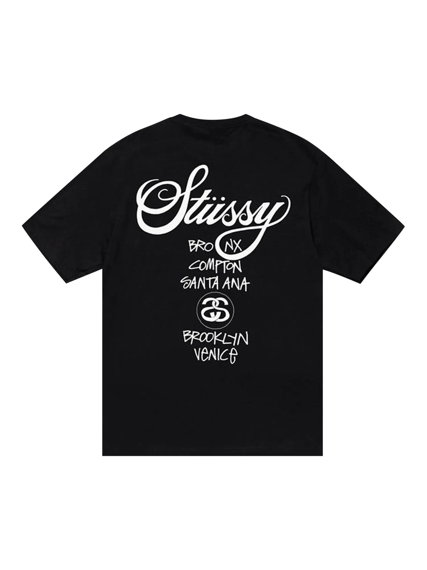 Футболка Stussy World Tour — изображение 2 из 2, черный