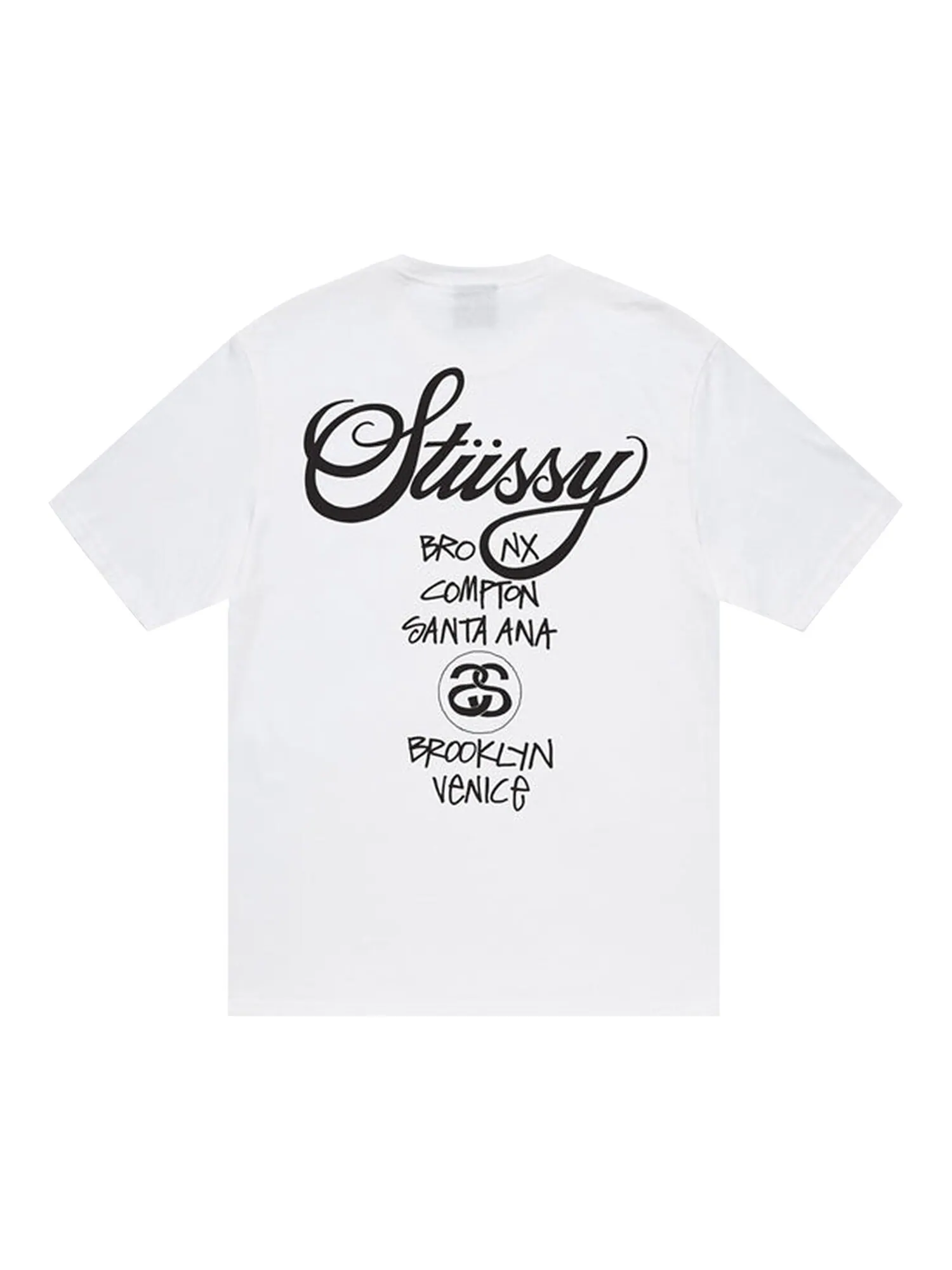 Футболка Stussy World Tour — изображение 2 из 2, белый