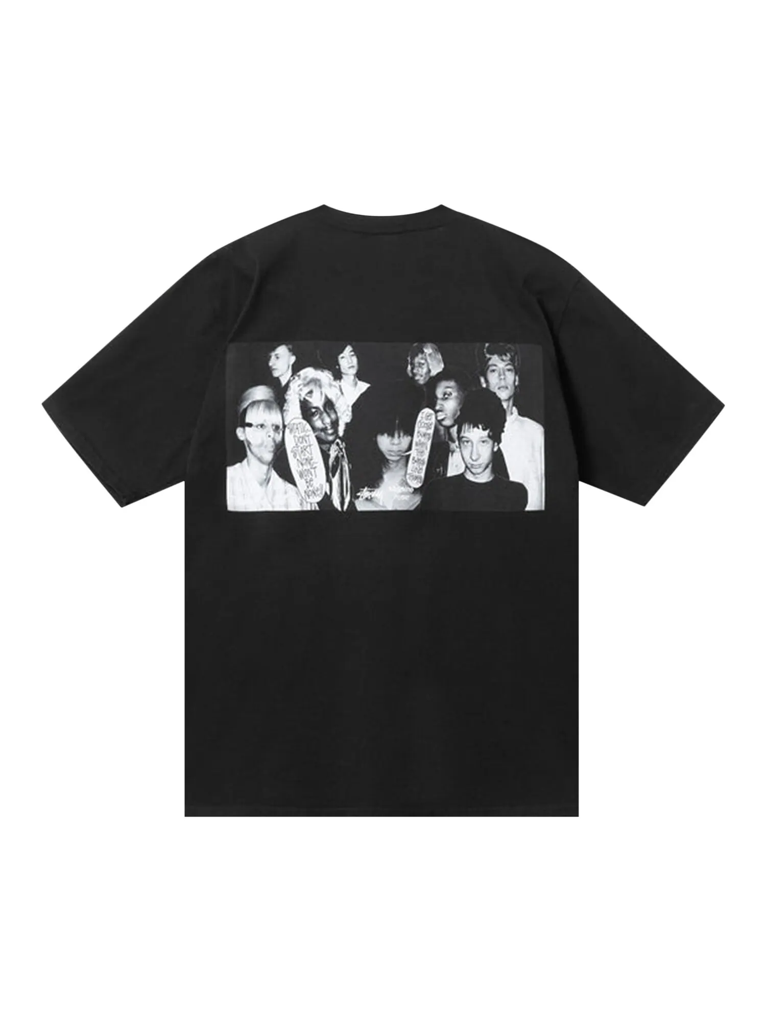 Футболка с коллажем Stussy x Martine Rose — изображение 2 из 2, черный