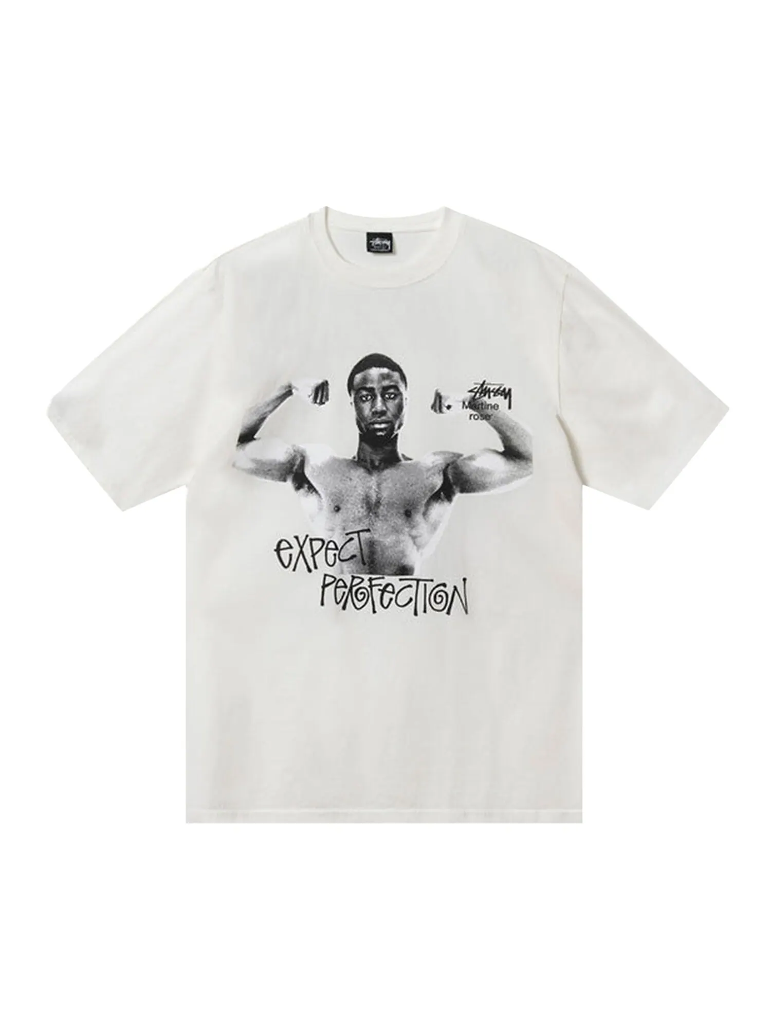 Футболка Stussy x Martine Rose Stand Firm, окрашенная в пигмент
