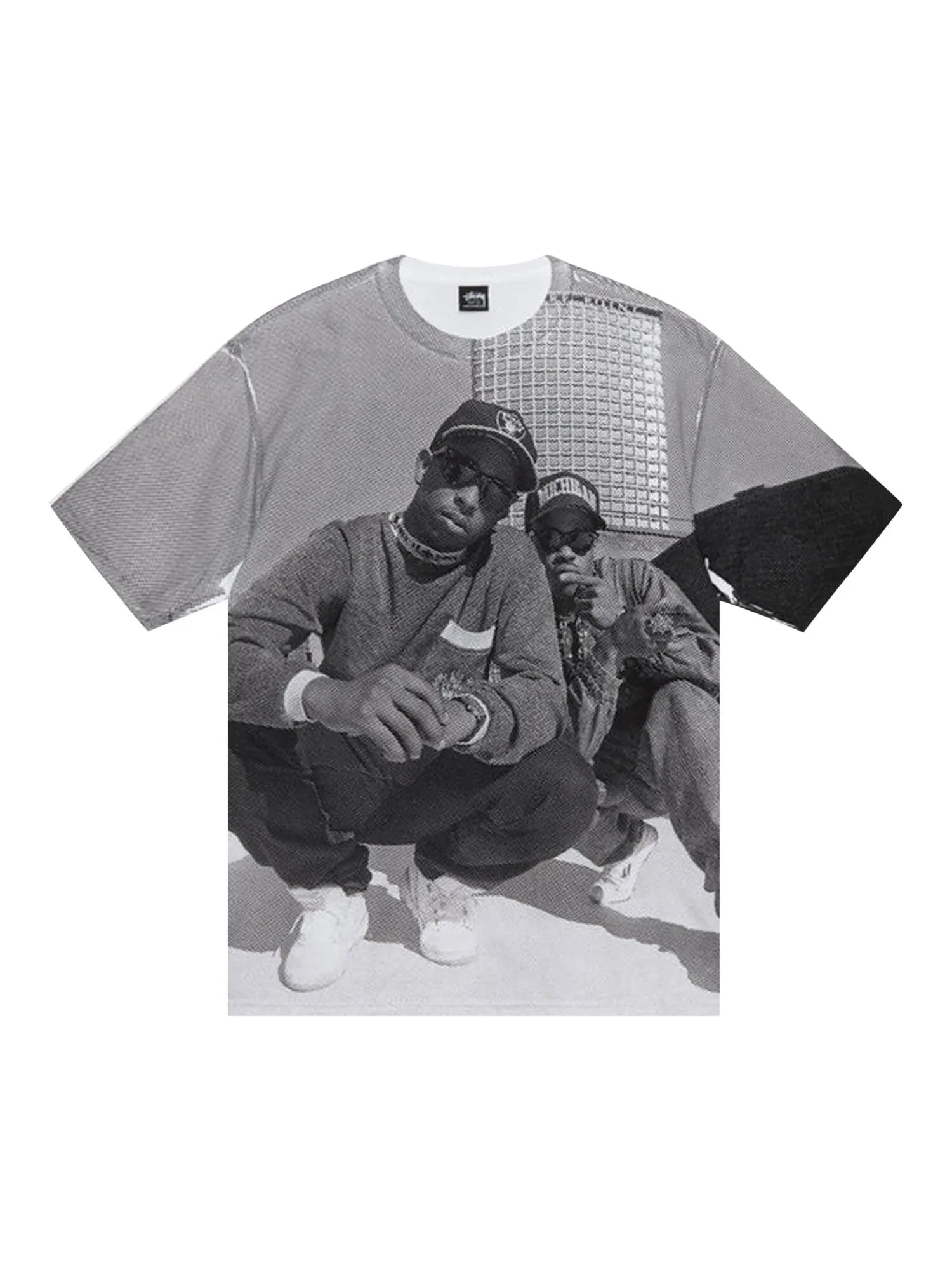 Футболка Stussy Gang Starr Белая