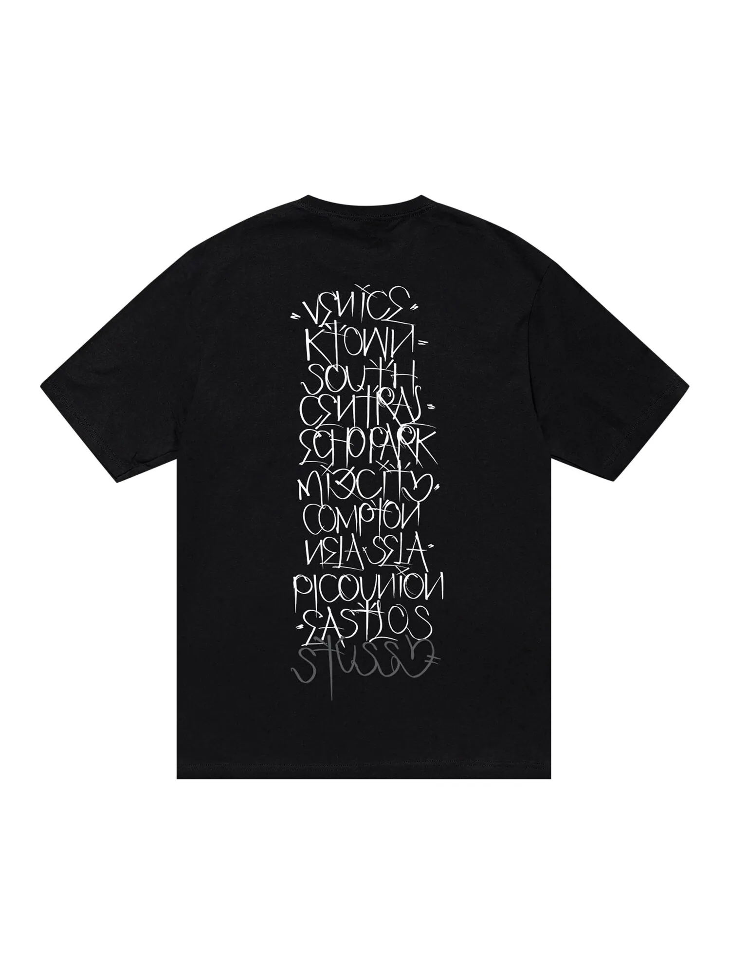 Футболка Stussy x Born X Raising Handstyles — изображение 2 из 2, черный