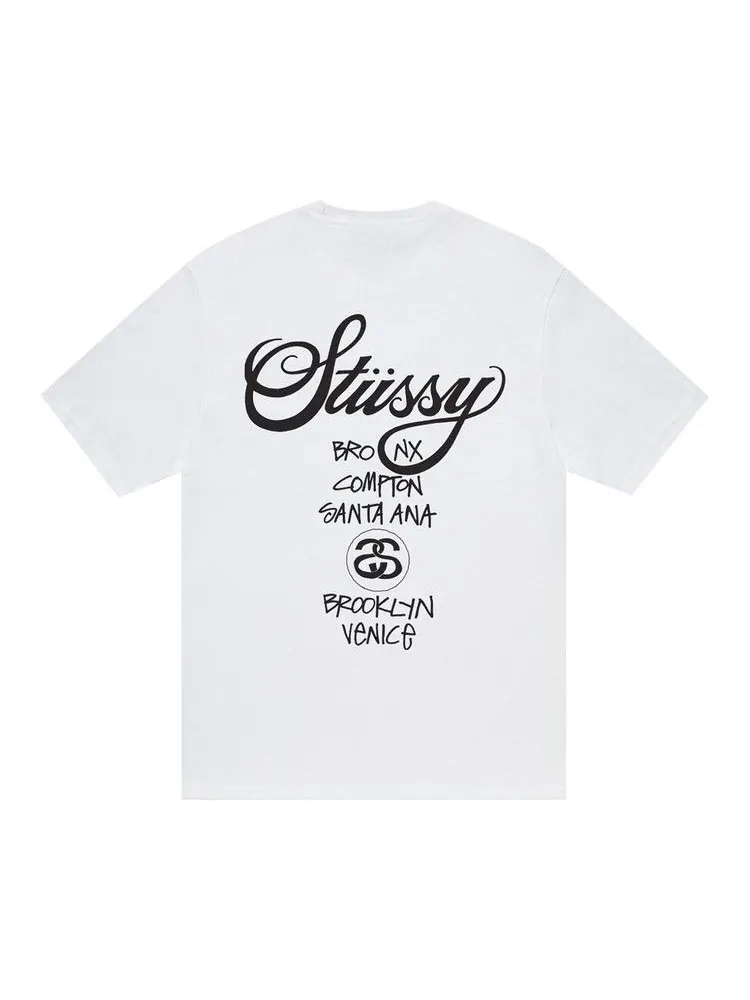 Футболка Stussy World Tour — изображение 2 из 2, белый