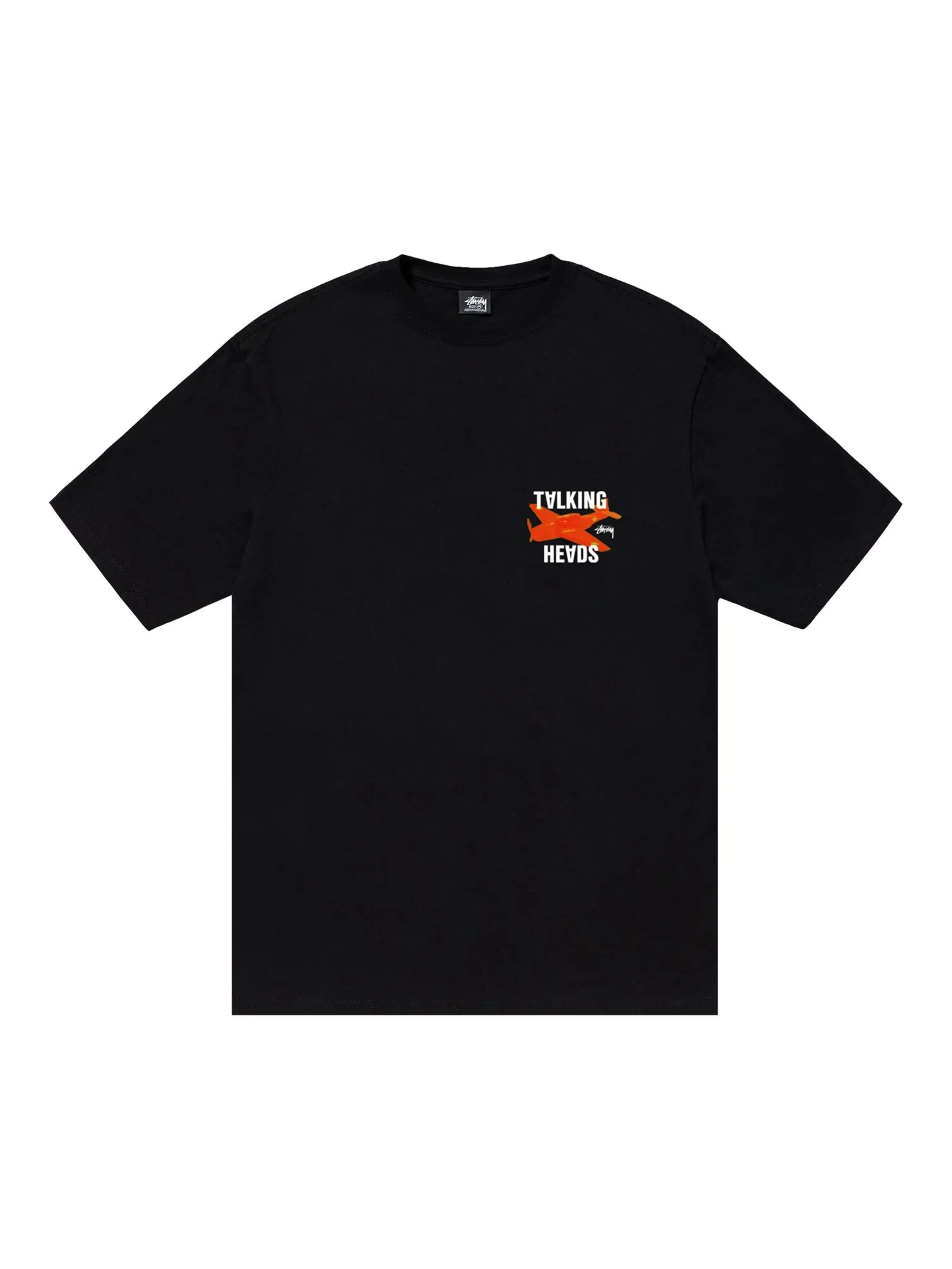 Stussy Talking Heads остались в светлой футболке черного цвета