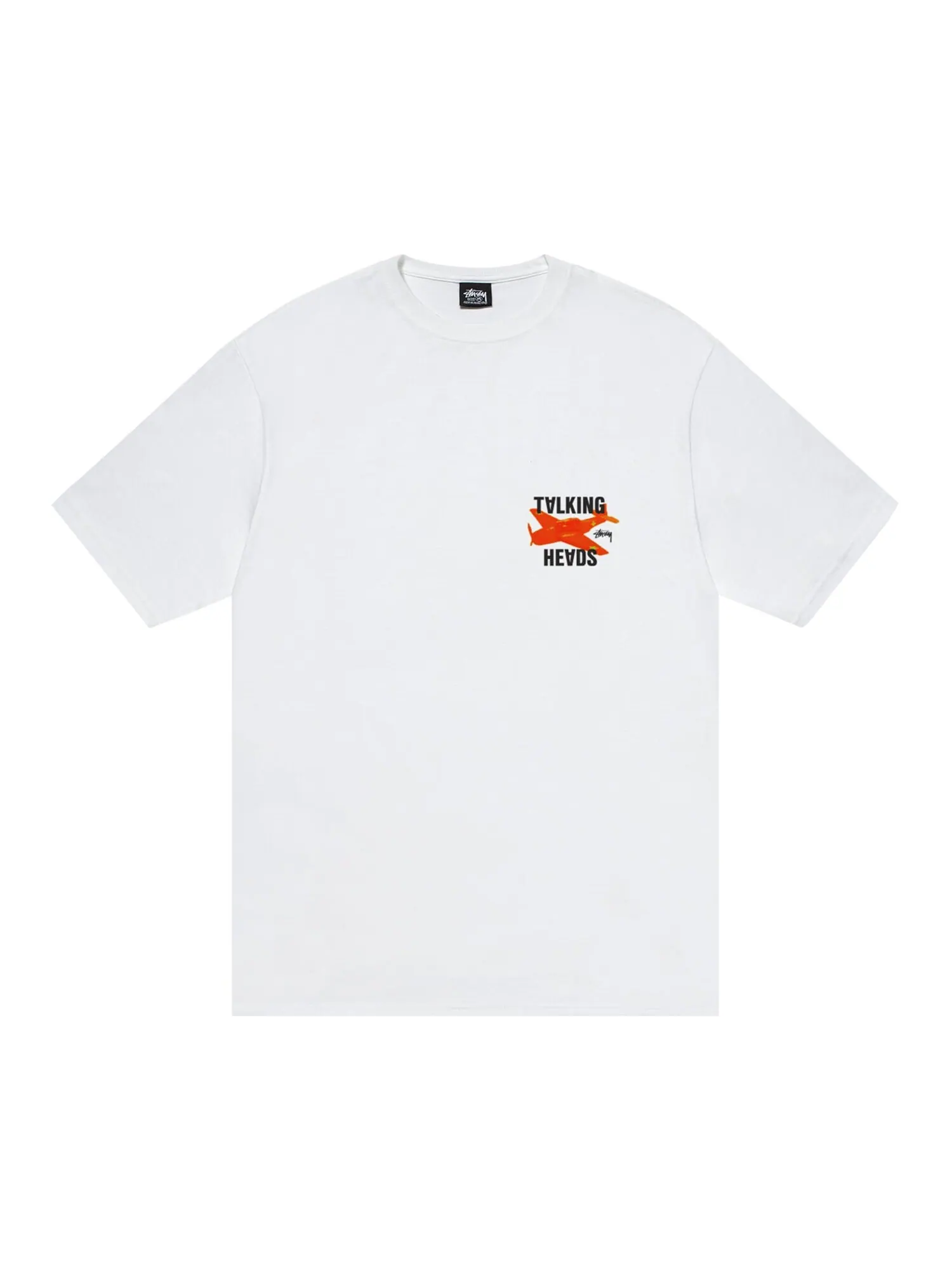 Stussy Talking Heads остались в светлой футболке белого цвета