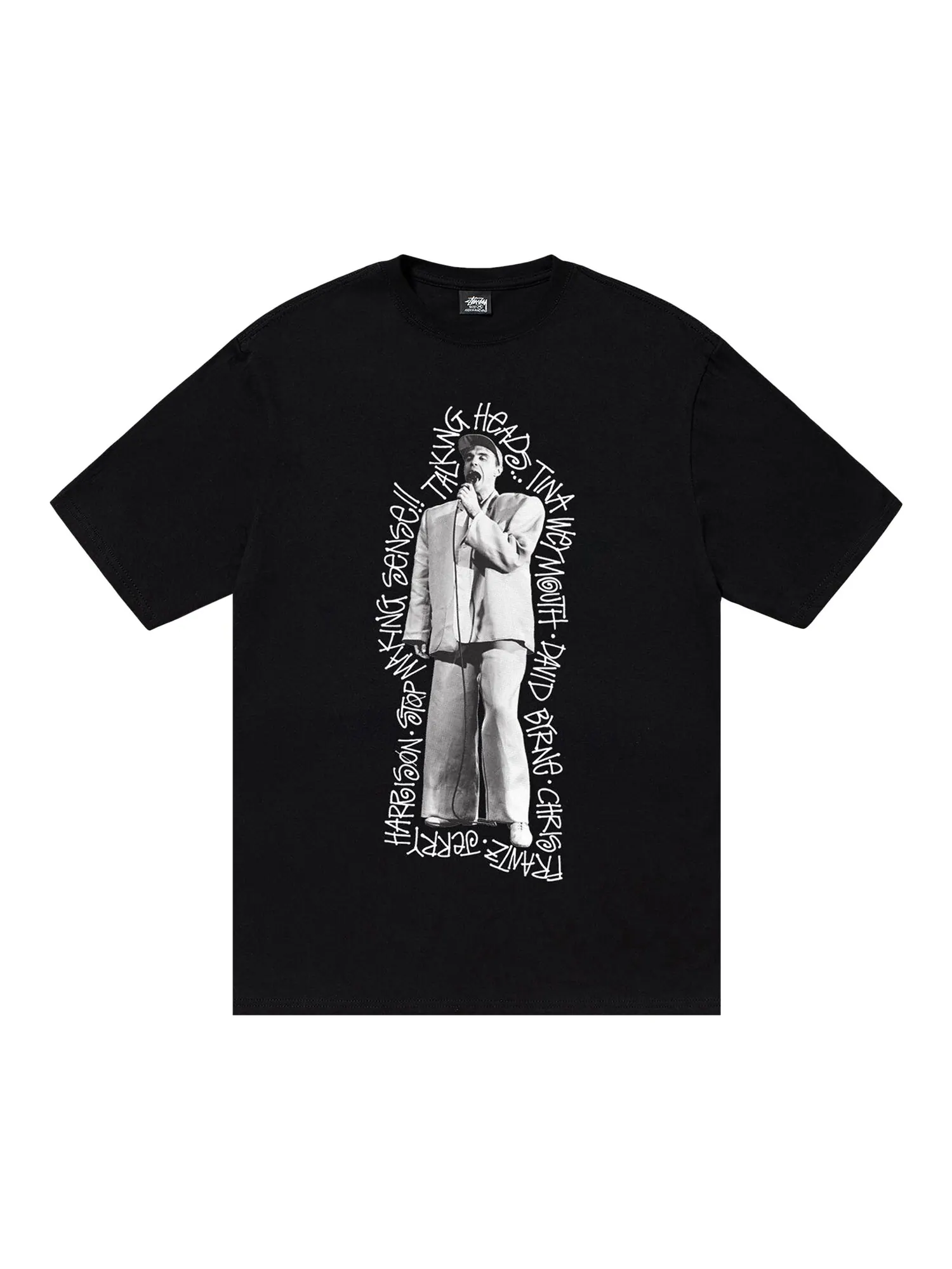 Футболка Stussy Talking Heads Stop Making Sense черная
