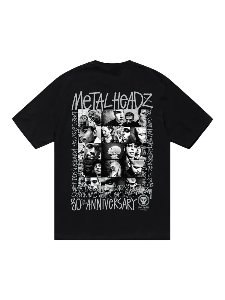 Футболка Stussy x Goldie Metalheadz 30 'Black' — изображение 3 из 3, черный