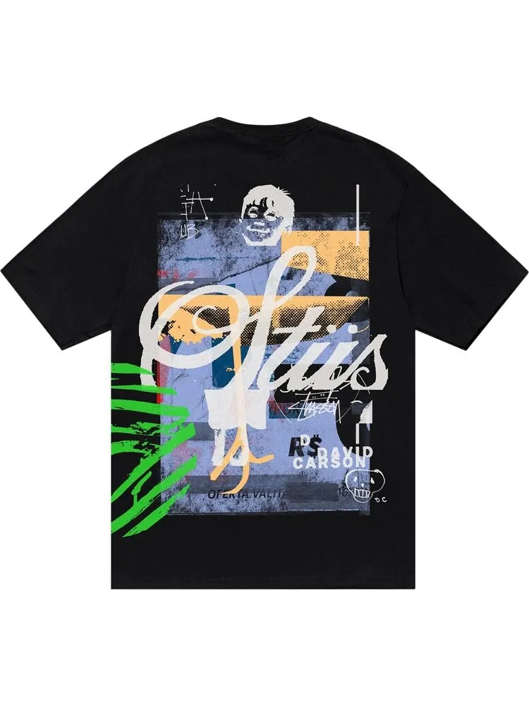 Футболка Stussy David Carson Dino 'Black' — изображение 2 из 2, черный