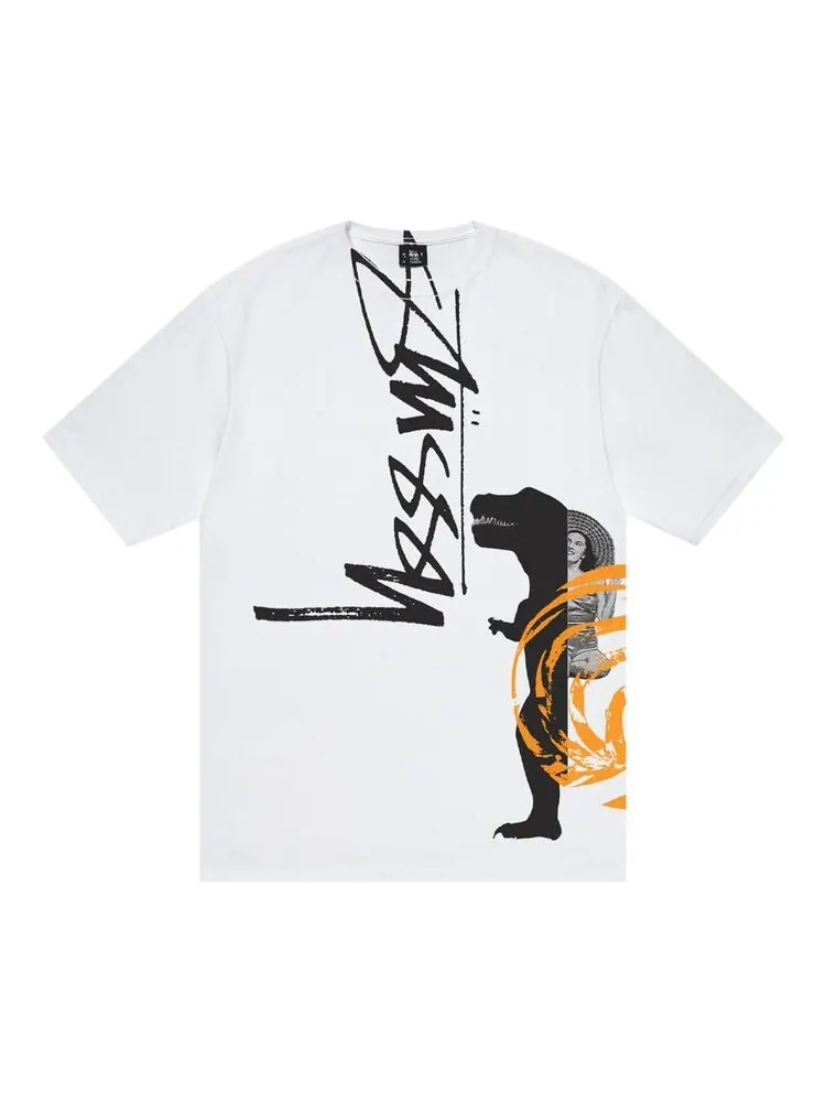 Футболка Stussy David Carson Dino 'White'