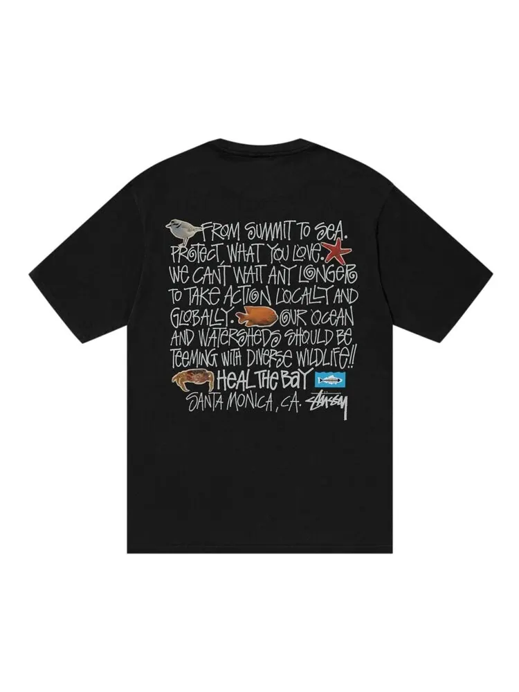 Футболка Stussy Heal The Bay Summit To Sea Tee — изображение 2 из 2, черный