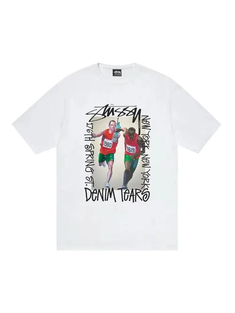 Футболка Stussy x Denim Tears Relay Tee