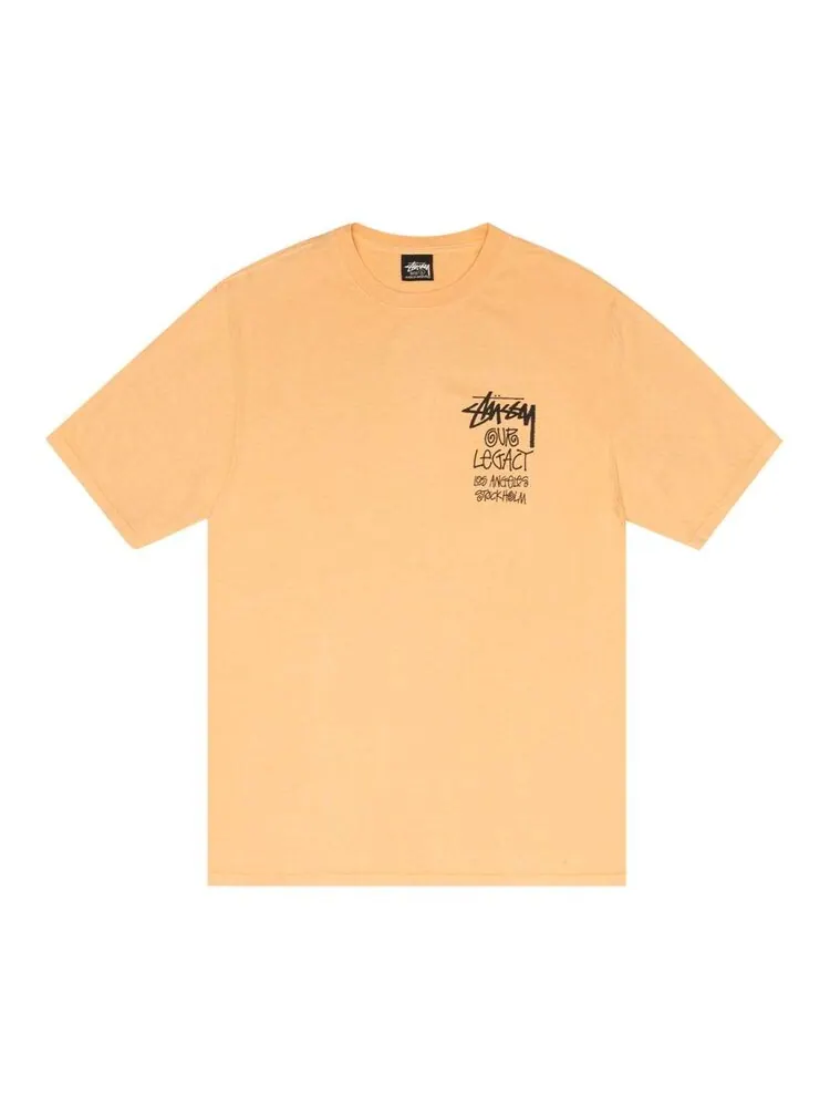 Футболка Stussy x Our Legacy Work Shop 8 Ball Yin Yang Tee Peach