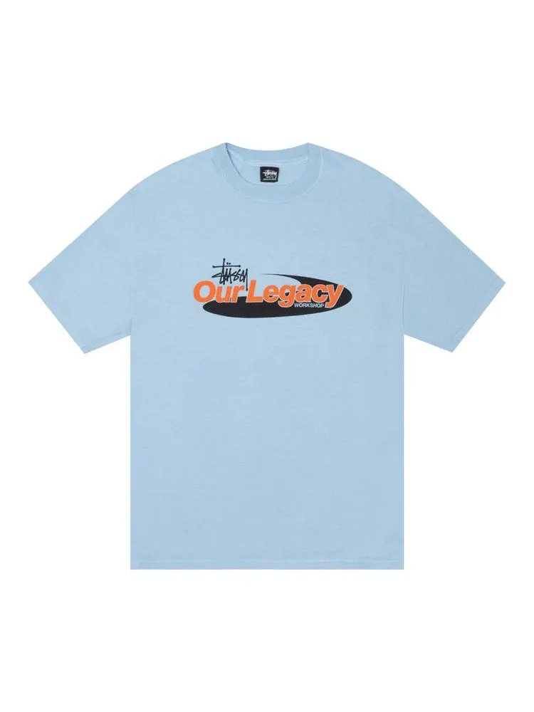 Футболка Stussy x Our Legacy Work Shop Swirl Tee Pigment Dyed