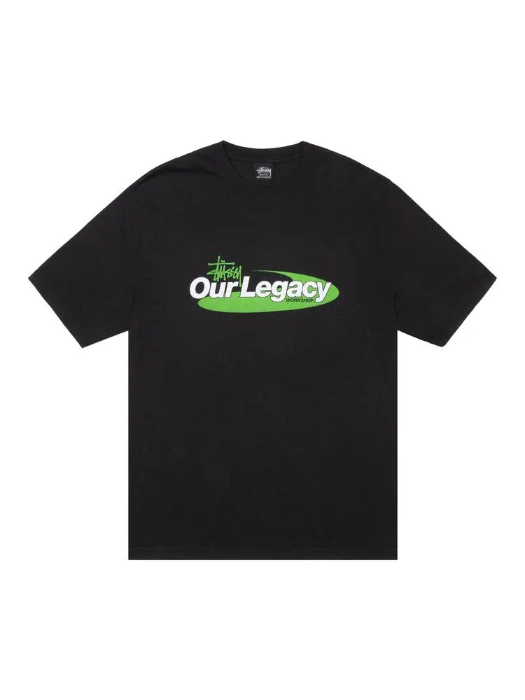 Футболка Stussy x Our Legacy Work Shop Swirl Tee Pigment Dyed