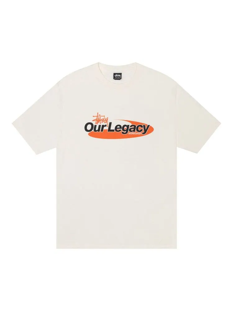 Футболка Stussy x Our Legacy Work Shop Swirl Tee Pigment Dyed