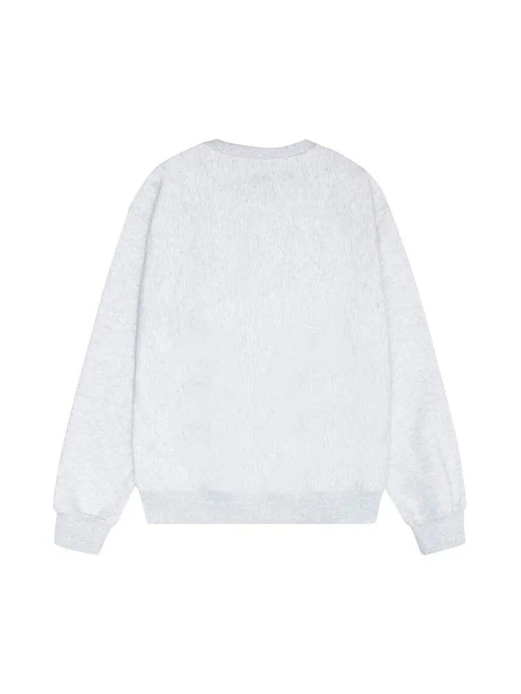 Свитер Stussy x Our Legacy x Our Legacy Work Shop Collegiate Pigment Dyed Crew — изображение 2 из 2, пепельный вереск